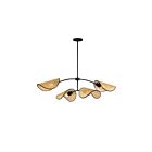 Maxim Lighting 12634NABK Bonnet 4-Lights 240W Black Pendant