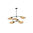 Maxim Lighting 12636NABK Bonnet 6-Lights 360W Black Pendant