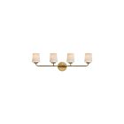 Maxim Lighting 12694WTNAB 4-Lights 240W Natural Aged Brass Bath Vanity Light