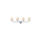 Maxim Lighting 12694WTPC 4-Lights 240W Polished Chrome Bath Vanity Light