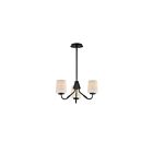 Maxim Lighting 12695WTBK 3-Lights 180W Black Chandelier