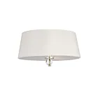 Maxim Lighting 12751WTPN Rondo 3-Lights 60W Polished Nickel Flush Mount