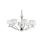Maxim Lighting 12758WTPN Rondo 8-Lights 480W Polished Nickel Incandescent Chandelier