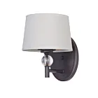 Maxim Lighting Rondo 12761WTOI 1-Light Oil Rubbed Bronze Wall Sconce