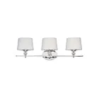 Maxim Lighting Rondo 12763WTPN 3-Lights 60W Polished Nickel Vanity Light