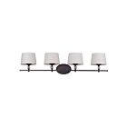 Maxim Lighting Rondo 12764WTOI 4-Lights 60W Oil Rubbed Bronze Vanity Light