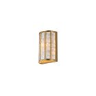 maxim Lighting 12800CZNAB 1-Light 40W Capiz and Natural Aged Brass Wall Sconce