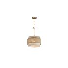 Maxim Lighting 12811OFNAB 1-Light 60W Natural Aged Brass Pendant