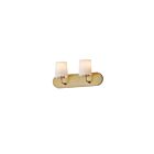 Maxim Lighting 12892WTNAB 2-Lights 120W Natural Aged Brass Bath Vanity Light