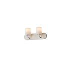 Maxim Lighting 12892WTSN 2-Lights 120W Satin Nickel Bath Vanity Light
