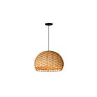 Maxim Lighting 14413NABK 1-Light 100W Ivory Pendant