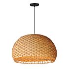 Maxim Lighting 14415NABK 1-Light 100W Ivory Pendant