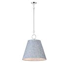 Maxim Lighting 14434GYSN Acoustic 1-Light 60W Satin Nickel Pendant