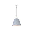 Maxim Lighting 14434GYSN Acoustic 1-Light 60W Satin Nickel Pendant