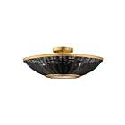 Maxim Lighting Rattan 14460BRNAB 3-Lights Natural Aged Brass Wall Sconce