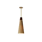 Maxim Lighting 14481GCNAB Sumatra 1-Light 60W Natural Aged Brass Pendant