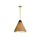 Maxim Lighting 14483GCNAB Sumatra 1-Light 60W Natural Aged Brass Pendant