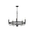 Maxim Lighting 14495BK Frankie 5-Lights 300W Black Chandelier