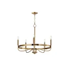 Maxim Lighting 14495HR Frankie 5-Lights 300W Heritage Chandelier