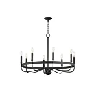 Maxim Lighting 14498BK Frankie 8-Lights 480W Black Chandelier