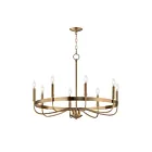 Maxim Lighting 14498HR Frankie 8-Lights 480W Heritage Chandelier