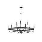 Maxim Lighting 14499BK Frankie 9-Lights 540W Black Chandelier