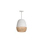 Maxim Lighting 14912NAIV 1-Light 60W Black Pendant