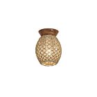 Maxim Lighting 14920NA 1-Light 25W Natural Flush Mount