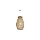 Maxim Lighting 14924NA 2-Lights 120W Natural Wood and Charcoal Pendant