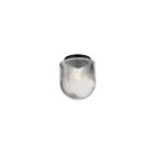 Maxim Lighting 15120CRBK 1-Light 60W Black Flush Mount