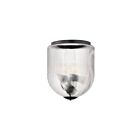 Maxim Lighting 15122CRBK 4-Lights 240W Black Semi Flush Mount