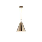 Maxim Lighting 15162HR Veritas 1-Light 60W Heritage Pendant