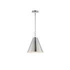 Maxim Lighting 15162SN Veritas 1-Light 60W Satin Nickel Pendant