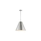 Maxim Lighting 15164SN Veritas 1-Light 60W Satin Nickel Pendant