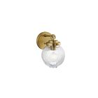 Maxim Lighting 15191CRSBR 1-Light 60W Satin Brass Wall Sconce