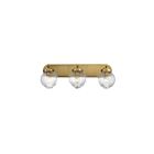 Maxim Lighting 15193CRSBR 3-Lights 180W Satin Brass Bath Vanity Light