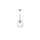 Maxim Lighting 15194CRSBR 1-Light 60W Satin Brass Pendant