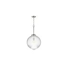 Maxim Lighting 15196CRSN 1-Light 60W Satin Nickel Pendant