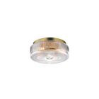 Maxim Lighting 15199CRSBR 4-Lights 240W Satin Brass Flush Mount