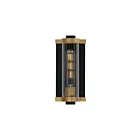 Maxim Lighting Opulent 16120CRBKAB Black/Antique Brass 60W Outdoor Wall Mount