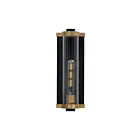 Maxim Lighting Opulent 16121CRBKAB Black/Antique Brass 60W Outdoor Wall Mount