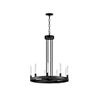 Maxim Lighting 16162CRBK Ovation 9-Lights 18W Black LED Chandelier