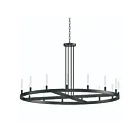 Maxim Lighting 16168CRBK Ovation 15-Lights 30W Black LED Chandelier