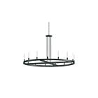 Maxim Lighting 16168CRBK Ovation 15-Lights 30W Black LED Chandelier