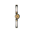 Maxim Lighting 16172CLBKAB 2-Lights 12W Black/Antique Brass Bath Vanity Light