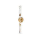 Maxim Lighting 16172CLLFGNAB 2-Lights 12W Light French Gray/Natural Aged Brass Bath Vanity Light