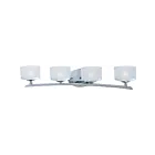 Maxim Lighting Elle 19054FTPC 4-Lights 40W Polished Chrome Vanity Light