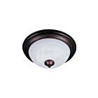 Maxim Lighting 1940MROI Essentials 1-Light 60W Oil Rubbed Bronze Flush Mount