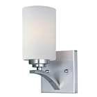 Maxim Lighting Deven 20030SWSN 1-Light Satin Nickel Wall Sconce