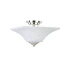 Maxim Lighting 20091FTSN Aurora 2-Lights 60W Satin Nickel Semi-Flush Mount